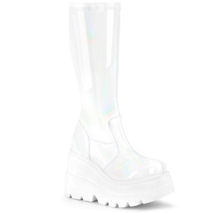 Hologram 11,5 cm SHAKER-65-2 demoniacult knee boots wedges platform