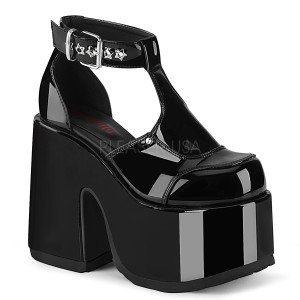 Patent 13 cm DemoniaCult CAMEL-103 lolita platform shoes