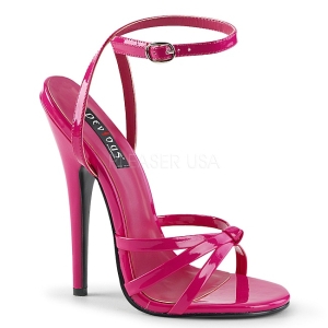 Pink 15 cm Devious DOMINA-108 high heeled sandals
