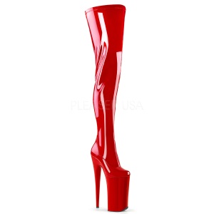 Red 25 cm BEYOND-4000 Platform Thigh High Boots