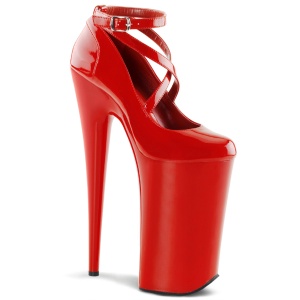 Red Patent 25,5 cm BEYOND-087 extrem platform high heels pumps