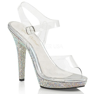 Rhinestones 13 cm LIP-108DM Womens Shoes with High Heels