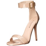 Beige 13 cm AMUSE-10 transvestite shoes