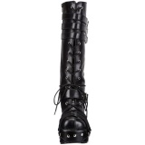 Black 11,5 cm CHARADE-206 lolita knee boots goth platform boots