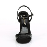 Black 11,5 cm GALA-09 fabulicious stiletto heel sandals