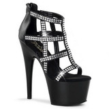 Black 18 cm ADORE-798 Womens Shoes with High Heels