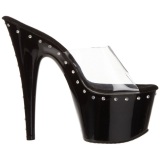 Black 18 cm Pleaser ADORE-701LS Mules Platform