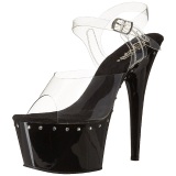 Black 18 cm Pleaser ADORE-708LS High Heels Platform