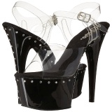 Black 18 cm Pleaser ADORE-708LS High Heels Platform