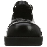 Black 5 cm CRUX-07 lolita gothic platform shoes