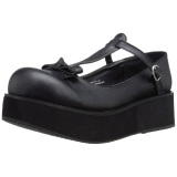 Black 6 cm SPRITE-03 lolita shoes gothic platform shoes