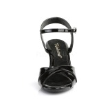 Black 8 cm Fabulicious BELLE-315 low heeled sandals