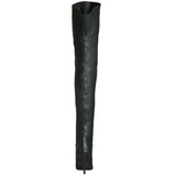 Black Leather 10,5 cm LEGEND-8868 Thigh High Boots for Men
