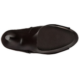 Black Leatherette 18 cm ADORE-1021 womens platform soled ankle boots
