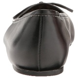 Black Leatherette ANNA-01 big size ballerinas shoes