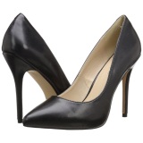 Black Matte 13 cm AMUSE-20 Pumps High Heels for Men