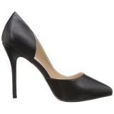 Black Matte 13 cm AMUSE-22 Low Heeled Classic Pumps Shoes