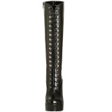 Black Matte 13 cm ELECTRA-2020 High Heeled Womens Boots for Men