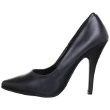 Black Matte 13 cm SEDUCE-420 Pumps High Heels for Men