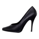 Black Matte 13 cm SEDUCE-420V pointed toe pumps with high heels