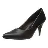 Black Matte 7,5 cm PUMP-420 Low Heeled Classic Pumps Shoes