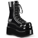 Black Patent 11,5 cm BEAR-265 demonia ankle boots platform