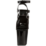 Black Patent 20 cm Pleaser XTREME-873 High Heels Platform