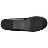 Black Patent ANNA-01 big size ballerinas shoes