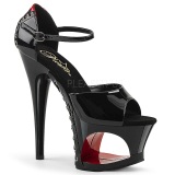 Black Red 18 cm MOON-760FH Corset High Heel Shoes