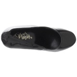 Black Shiny 11,5 cm FLAIR-480 Women pumps for men