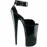 Black Shiny 25,5 cm Pleaser BEYOND-089 High Heels Platform