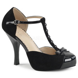 Black Suede 11,5 cm PINUP-02 big size pumps shoes