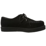 Black Suede 2,5 cm CREEPER-602S Mens Creepers Shoes