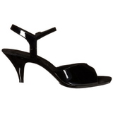 Black Varnish 8 cm BELLE-309 High Heels for Men