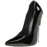 Black Varnished 15 cm SCREAM-01 Women Pumps Shoes Stiletto Heels