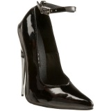 Black Varnished 15 cm SCREAM-12 Women Pumps Shoes Stiletto Heels