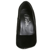 Black Velvet 13 cm SEDUCE-420 Pumps High Heels for Men