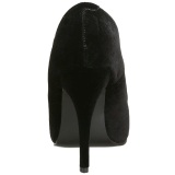 Black Velvet 13 cm SEDUCE-420 Pumps High Heels for Men