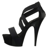 Black elasticated band 15 cm DELIGHT-669 pleaser womens shoes