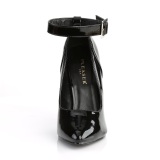 Black pumps 13 cm SEDUCE-431 ankle strap high heels pumps