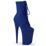 Blue Vegan 23 cm INFINITY-1020FS extrem platform high heels ankle boots
