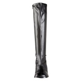 Bvinyl vinyl boots 7,5 cm GOGO-300 High Heeled Womens Boots for Men