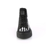 Canvas 4 cm SNEEKER-252 Mens sneakers creepers shoes