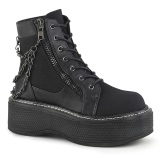 Canvas 5 cm EMILY-114 demonia boots platform