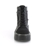 Canvas 5 cm EMILY-114 demoniacult boots platform