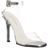 Clear 11,5 cm GALA-06 High Heeled Stiletto Sandal Shoes