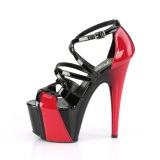 Dual Colored 18 cm ADORE-764 Platform High Heels Shoes