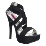 Elasticated Band 14,5 cm Burlesque TEEZE-47W mens high heels for wide feets