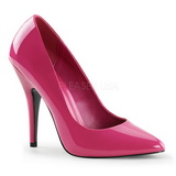 Fuchsia Patent Shiny 13 cm SEDUCE-420 pointed toe pumps high heels