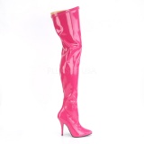 Fuchsia Shiny 13 cm SEDUCE-3000 overknee high heel boots